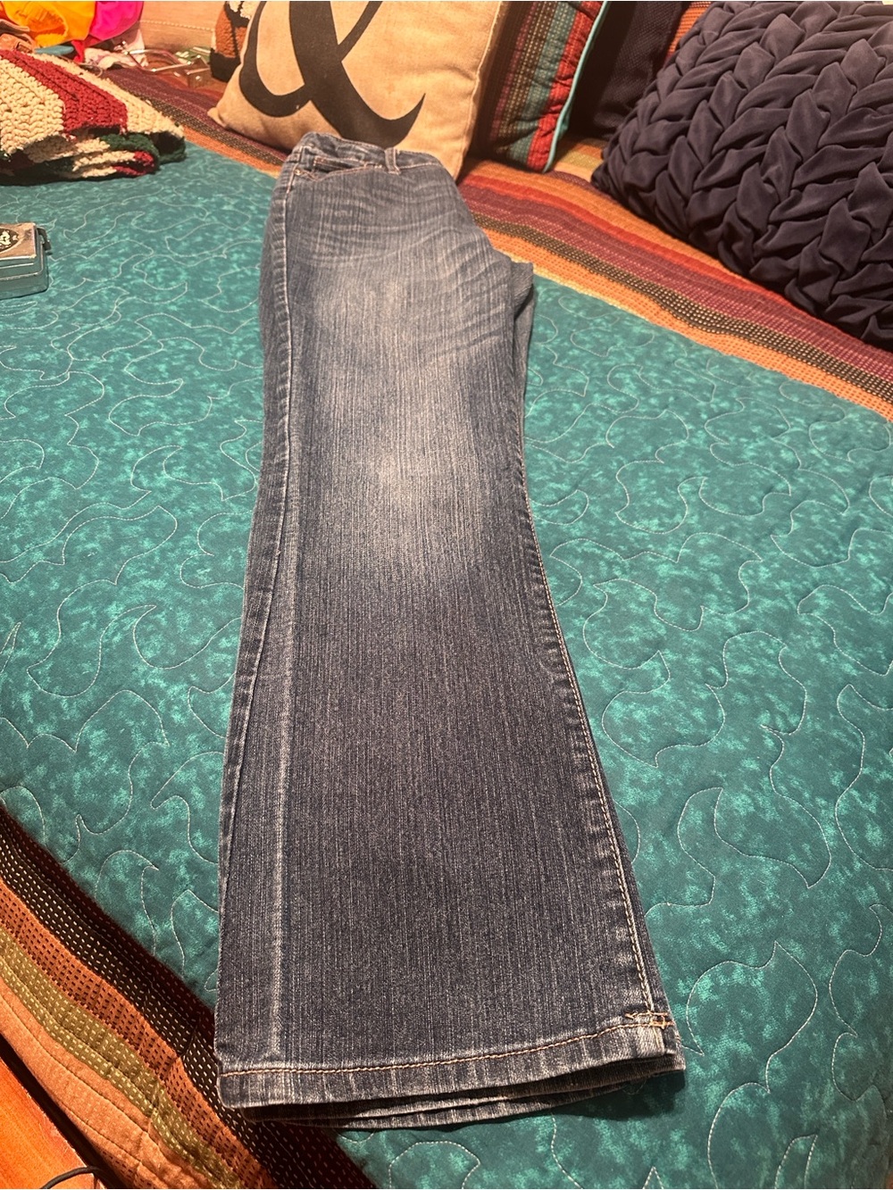 Falls Creek Kids Bootcut Jeans in Dark Blue